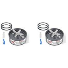 2X Ersatz Zubehör Teile Passend für Nutribullet 600 Watt 900 Watt Ersatz Extraktor Klinge Mixer Becher Zubehör