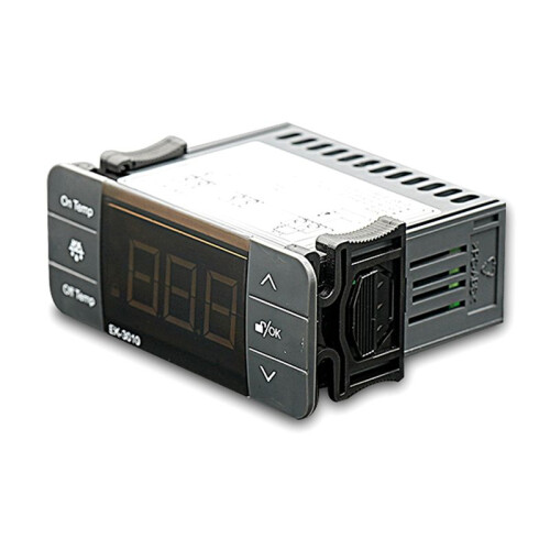 2X EK-3010 Temperature Controller 220V Sensor Refrigeration Heating Alarm Thermostat with Probe for Cold Storage Freezer 1