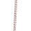 Tailor Nylon Coated Rubber Garment Stretchy Band Strap 17.3Meter Red White 2
