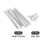 M5x8mm Hex Socket Bolt, M5 Hex Lock Nuts, 304 Stainless Steel Fastener 10 Set 3