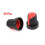 20 Pcs 6 mm Knurled Shaft Insert Dia Potentiometer Control Knobs Red 2