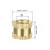 Knurled Insert Nuts - 100Pcs M6 x 6mm Length x 8mm OD Female Thread Brass Threaded Insert Embedment Nut for 3D Printer 2