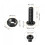 M3x10mm Hex Socket Button Head Screw Bolts Nut Set Fastener, Total 200pcs 2