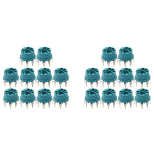 7Pin Kunststoff Vakuum Röhren Sockel Ventil Boden Für B&W 6J1 6Z4 6X4 12AE6 6AT6 6BK6 12AV6 6AQ6 6J5 Hifi Audio AMP 20 Stück Blau