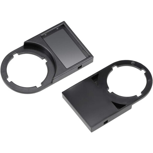 10pcs 22mm Diameter Black Plastic Push Button Switch Notice Board Dust-Proof 25 * 15 Lens 2
