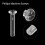 M5 x 30mm Plastic Phillips Machine Screws, PC Flat Head Machine Bolts Transparent 25pcs 4