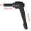 M8 x 25mm Handle Adjustable Clamping Lever Thread Push Button Ratchet Male Threaded Stud Knobs Locking Rotating Screw Handles Quick Release Bolt Black 3
