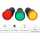 4Pcs Red Green Yellow Indicator Light AC/DC 110V, 22mm Panel Mount, for Electrical Control Panel, HVAC, DIY Projects 5