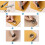 Grommet Tool Kit 100 Sets 3/8" Copper Grommets Eyelets with 3pcs Install Tools, 10mm Inside Dia. Silver Tone 6