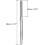 Machine Tap #6-32 UNC Thread 2B Class 3 Flutes High Speed Steel Screw Threading Tap Tapping Tool 2