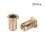 10#-24 Carbon Steel Rivet Nuts Flat Head Insert 20 Pcs 2