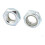 M12x1.25mm Zinc Plated Self-Locking Nylon Insert Hex Lock Nut 10pcs 2