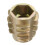 Furniture Threaded Insert Nuts Zinc Alloy Hex-Flush M8 Internal Threads 15mm Length 20pcs 3