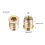 Wood Furniture M6x15mm Threaded Insert Nuts Interface Hex Socket Drive 20pcs 3