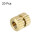 Knurled Insert Nuts - 20Pcs M3 x 6mm Length x 5mm OD Female Thread Brass Threaded Insert Embedment Nut for 3D Printer 3