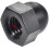 M10 Diameter Female Thread Nylon Hex Domed Cap Nuts Black 10pcs 2