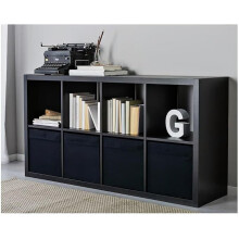 IKEA KALLAX 8 Cube Unit 4 DRÖNA Boxes 77×39×147 cm