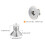 3/8-16x5/8 Flat Countersunk Head Socket Cap Screws, 5Pcs 304 Stainless Steel Hex Socket Flat Head Screws, Full Thread, Countersunk Bolts 2