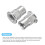 M6 Half Hex Body Rivet Nuts, 80pcs 304 Stainless Steel Threaded Insert Nuts 4
