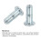 M6 Multi-Grip Rivet Nuts, 10pcs Pre-Bulbed Shank Flat Head Threaded Insert Nut Carbon Steel Plus Nuts for Construction Industrial 4