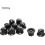 10 pcs Plastic Shell Potentiometer Pot Rotary Control Knob for 6mm Dia Shank 3