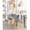 Beliani Set of 2 Dining Chairs DAKOTA II Grey 4