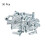M4 Multi-Grip Rivet Nuts, 30pcs Pre-Bulbed Shank Flat Head Threaded Insert Nut Carbon Steel Plus Nuts for Construction Industrial 3