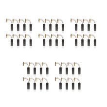 Washing Machine Carbon Brushes 154740 Carbon Brushes Motor Carbon Brushes for Washing Machine 40Pcs