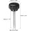 20pcs M6 x 45mm Male Thread Knurled Knobs, Thumb Screws Clamping Knobs Grip 25mm Plastic Round Head Hand Knobs Thumbscrews, Black 2