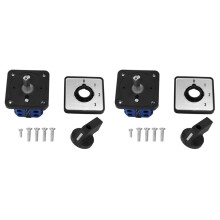 2X 660V 20A 4-Position 2 Pole Rotary Selector Rotary Cam Changeover Electric Motor Reversing