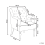 Beliani Armchair MANDAL Fabric Pink 3