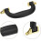 Luggage Handles, 85mm/3.35" Hole Distance Plastic Pull Handle Suitcase Case Replacement Handles with Screws for Case Suitcase Toolbox, Black 4