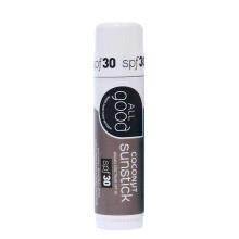 All Good Sunstick - Crème solaire visage, résistant à l'eau, large spectre UVA/UVB SPF 30+, respectueux des récifs