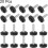 20pcs M4 x 16mm Metric Male Thread Knurled Knobs, Thumb Screw Clamping Knobs Grip Plastic Handle Hand Knobs with Threaded Stud, Black 4