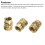 M4 Threaded Inserts, 50 Pcs Metric Knurled Nuts Brass Heat-Set Inserts for Plastic, 3D Printing Components 4