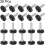 30pcs M4 x 16mm Metric Male Thread Knurled Knobs, Thumb Screw Clamping Knobs Grip Plastic Handle Hand Knobs with Threaded Stud, Black 4
