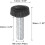 30pcs M6 x 20mm Metric Male Thread Knurled Knobs, Thumb Screw Clamping Knobs Grip Plastic Handle Hand Knobs with Threaded Stud, Black 2