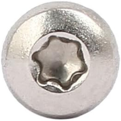 M2x4mm 304 Stainless Steel Button Head Torx Socket Screws Fastener 60pcs 2