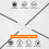 100Pcs Wall Floor Tile Plastic T Shape Spacers Tiling Tools 4mm 5/32" Tile Spacers for Ceramic Tile Installation, White 4