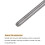 16 Pack 8/32 Inch M4 Threaded Rods Studs with Hex Nuts, 16 Pcs M4 Stainless Steel Fully Threads Studs Rods, 32 Pcs Fully Threaded Hex Nuts for DIY Bea 4