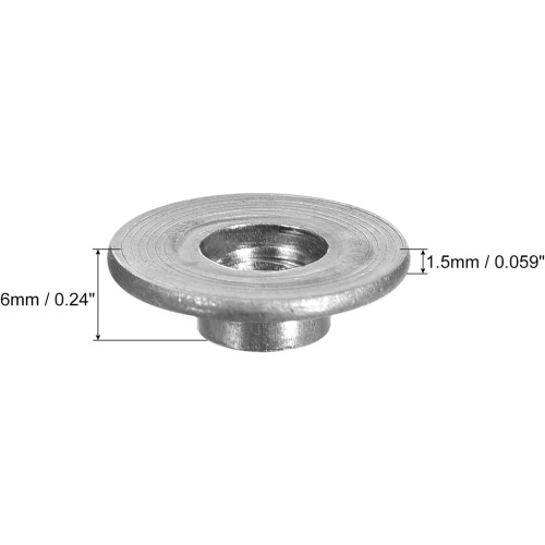 24pcs M6 Carbon Steel Tee Nuts 2