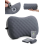 Oreiller Gonflable de Voyage Ergonomique Confortable Compact Gris 3