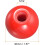 6Pcs Threaded Ball Knobs, M12 Female Thread Thermoset Ball Knob 1.57'' Dia Red Round Operation Ball Handles Embedded Threaded Knob for Machine Handle 2