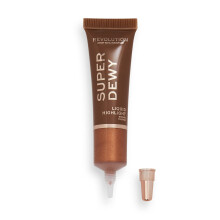 Revolution Super Dewy Liquid Highlight Illuminator, Bronzo Truffle, 0.5 fl oz / 15ml