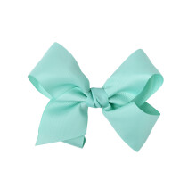 5.5 Inch Grosgrain Hair Bow Clip For Women And Girls (Mint)