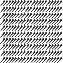 BetterJonny 200 Piezas Clips de Pelo Negros de 1.75 Pulgadas Pinzas de Sección Metal para Rizos (Negro(200Pcs), 1.75in)