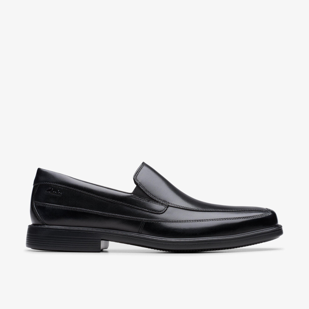 Clarks (Standard, 9 (Adults')) Cosgrove Free Black Leather
