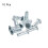 M6 Multi-Grip Rivet Nuts, 10pcs Pre-Bulbed Shank Flat Head Threaded Insert Nut Carbon Steel Plus Nuts for Construction Industrial 3