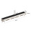 Fader Variable Resistors Mixer 75mm Straight Slide Potentiometer B10K Ohm White Black Knobs 2