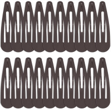 WILLBOND 30 Piezas Clip de Pelo de Metal Grande de 3.1 Pulgadas para Mujeres (Azul Oscuro)